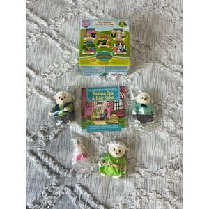 Li'l Woodzeez Miniature Animal Figurine Set - Snipadoodles Sheep Family New
